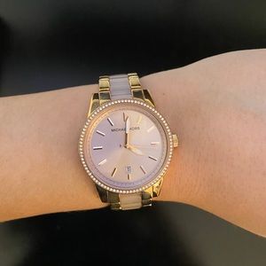 Pink and Gold Michael Kors Watch